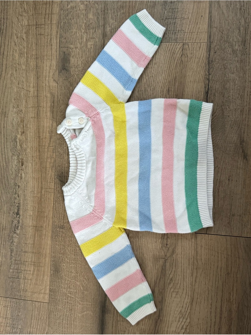Bundle of 2 H&M baby sweaters 6-9 months purple and stripes